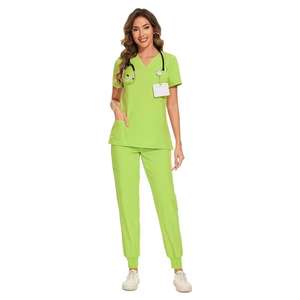 100% Ensemble d'uniformes de gommage d'hôpital de meilleure qualité pour les médecins et les infirmières parfaitement fabriqués à partir de toile de qualité supérieure pour les femmes - Product Image 6