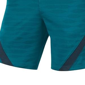 Pantalones Cortos de Fútbol Personalizados Color Verde Azulado con Paneles Laterales Negros, Transpirables, de Secado Rápido, para Entrenamiento Deportivo, Uniforme de Equipo de Fútbol - Product Image 5