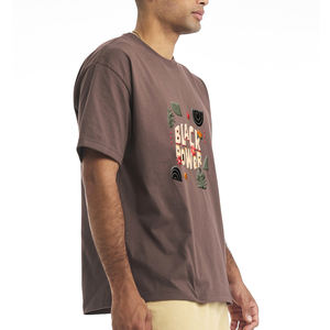 Top de algodón informal de verano para hombre, nueva camiseta de manga corta de estilo coreano, ropa holgada de media manga a la moda - Product Image 3