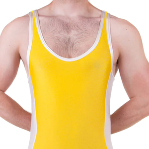 El mejor material de lucha libre Singlets Diseño impreso Durable y de tendencia Precio bajo Estilo personalizado Venta caliente - Product Image 6