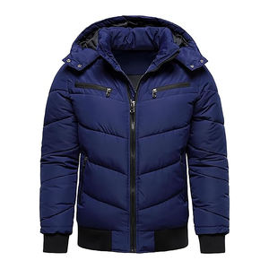 Chaqueta acolchada para hombre, ligera, transpirable, con aislamiento, forro cálido, OEM ODM, resistente al clima frío, costuras duraderas - Product Image 4