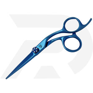 Tijeras de peluquero profesionales, tijeras de corte de pelo con mango, gran oferta, acero inoxidable doblado con punta de hoja afilada para uso en tienda doméstica - Product Image 3