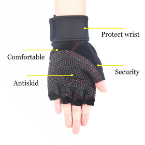 Gants de Fitness d'haltérophilie pour hommes et femmes Gym cyclisme Yoga musculation entraînement respirant anti-dérapant demi-doigt - Product Image 3