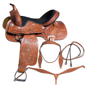 Selles de cheval de service OEM Selles de cheval légères fabriquées au Pakistan Selles de cheval teintes unies - Product Image 1
