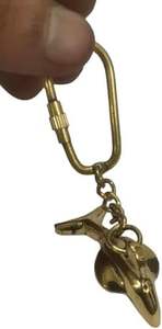 ผู้จัดจำหน่ายสินค้าขายส่ง พวงกุญแจรูปปลาโลมาทองเหลืองแท้ รับออกแบบตามสั่ง - Product Image 3