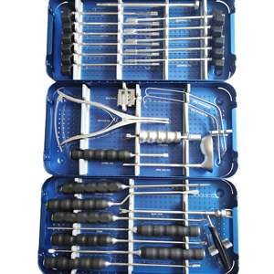 Juego de instrumentos de tornillo de pedículo espinal 5,5 Sistema Manual Fuente de alimentación Instrumentos quirúrgicos dentales para columna vertebral - Product Image 1