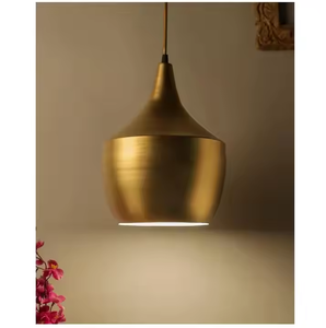 Azora Industries Lampe suspendue moderne de haute qualité en fer doré pour suspension d'intérieur - Product Image 6