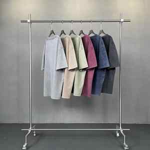 Camisetas de Felpa Francesa con Logotipo Personalizado, Estilo Vintage, Corte Desgastado, 300 g/m², 100% Algodón, Ecológicas, Lavado Ácido - Product Image 6