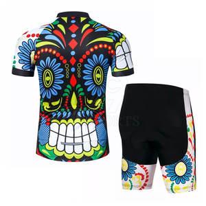 เครื่องแบบทีมขี่จักรยานสำหรับผู้ชายเครื่องแบบทีมปั่นจักรยานพิมพ์ซับลิเมชันตามสั่งผลิตจากโรงงาน - Product Image 2