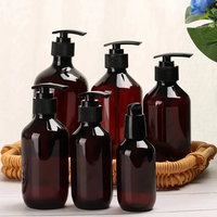 Fabricant vietnamien Pavico certifié ISO 9001, flacon pompe en plastique PET écologique de 500 ml pour gel douche, lotion, shampoing, vaporisateur