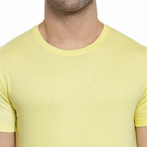Camiseta de hombre de último diseño, jersey de manga corta con cuello redondo, ropa informal ajustada, Camiseta de algodón y poliéster con servicio OEM - Product Image 5