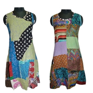 Maxi vestido bohemio 100% de algodón con cuello en V para mujer, parche explosivo, patrón de botones de encaje, transpirable, tamaño libre, ¡pida ahora! - Product Image 1