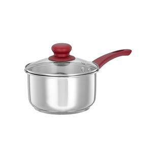 Stainless Steel Saucepan manufacturer <b>with</b> Glass <b>Lid</b> Induction Base 16 cm 1500 Milliliters - Product Image 4
