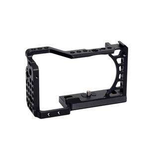 Jaula de conejo con mango de madera para cámaras sin espejo <span class=keywords><strong>Sony</strong></span> <span class=keywords><strong>A6400</strong></span>/A6300 jaula de disparo Vertical y Horizontal todo en uno para A6000 - Product Image 6