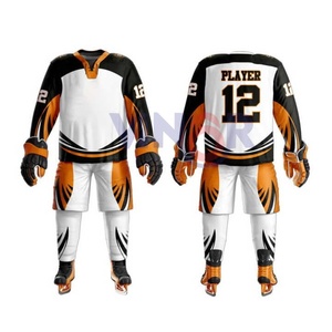 Meilleures ventes 2026, prix d'usine, uniforme de hockey sur glace, toucher doux, uniforme de hockey sur glace en vrac pour unisexe, service OEM - Product Image 1