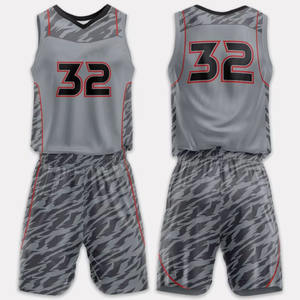 OEM Custom Design Logo Basketball Wear Sublimation Basketball Uniform Team <b>Club</b> Number Stitched Basketball Wear Set - Product Image 1