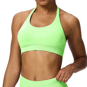 Top Deportivo Corto con Logotipo Personalizado, Sujetador Deportivo de Alto Impacto para Mujer, Top Corto sin Espalda para Gimnasio, Fitness y Running - Product Image 6