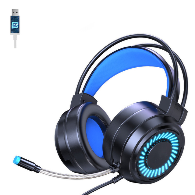 Wholesale G58 Over-Ear Gaming Headset 7.1 Channel Wired Headphones with Microphone