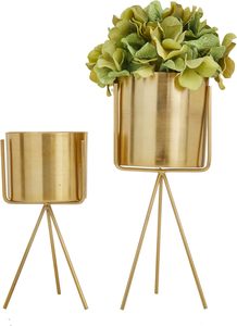 Macetas modernas de latón con diseño personalizado, artículos para el hogar, decoración de jardín, maceta de Metal al por mayor fabricada por exportador - Product Image 2