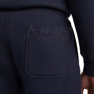 Pantalones cortos informales personalizados para hombre, tela de lona de algodón Unisex, cintura media, cintura elástica, transpirable, impermeable, sólido - Product Image 5