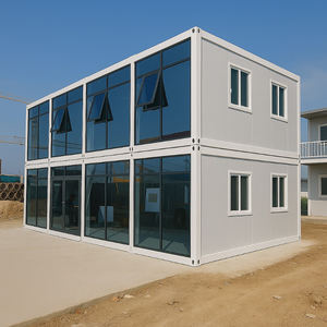 De l'usine professionnelle maisons préfabriquées 20 pieds taille coupe-vent et imperméable à l'eau maison conteneur plat pour appartement - Product Image 3