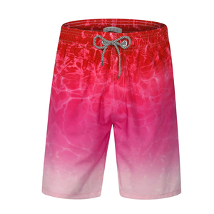 Maillots de bain d'été pour hommes-Short de plage avec fermeture à taille élastique pour hommes - Product Image 1