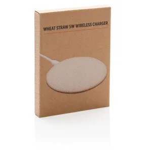 Caricatore Wireless 5W Eco-Friendly in Fibra di Grano per Dispositivi Smart Home - Product Image 4