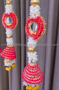 Guirnaldas Decorativas Multicolores de Kone Latkan con Adornos de Espejo para Colgar en Bodas, Diwali, Decoración del Hogar, Exposiciones y Decoraciones - Product Image 5