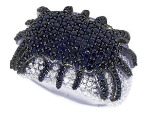 Anillo de lujo para hombre 925 Plata plateada IGI certificado VVS Moissanite azul blanco diseño boda fiesta Cruz personalizado Hip Hop - Product Image 4