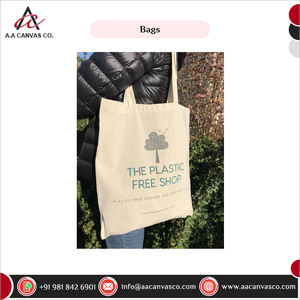 Bolsa de lona impresa personalizada de alta calidad, Asa de algodón reciclable reutilizable, precio con descuento enorme para compras convenientes - Product Image 4