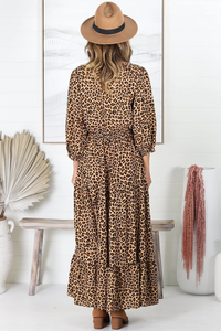 Personnalisé de haute qualité Vintage Boho imprimer été A-ligne Maxi robe femmes sans bretelles sans manches dentelle broderie vacances à la plage - Product Image 2