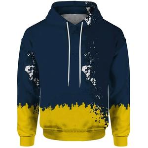 Sweat à capuche d'hiver pour homme 100% polyester personnalisé Design personnel Sweat-shirt Streetwear vintage Sublimation 3D Poids lourd Confortable - Product Image 6
