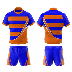 Ensemble d'uniformes unisexes de rugby légers Vêtements de sport respirants de haute qualité avec impression de logo personnalisé en vente maintenant! - Product Image 6
