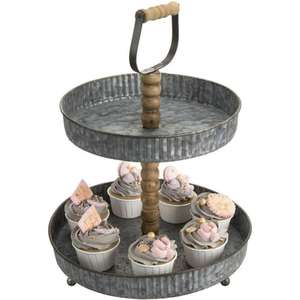 Plateau de service galvanisé de qualité supérieure au design unique avec forme et taille personnalisées pour les fêtes et la cuisine - Product Image 2