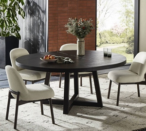 Mesa de comedor de madera Suar de caoba de teca de Color Natural de alta calidad, muebles modernos y de lujo de madera maciza duradera 270816 - Product Image 3