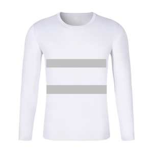 Chemise de travail haute visibilité à manches longues pour homme, personnalisée, séchage rapide, antibactérienne, certifiée EEC, impression numérique à détection d'aiguille, haute qualité - Product Image 1