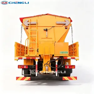 รถบรรทุกกำจัดหิมะแบบรวม Dongfeng 8CBM 230 แรงม้า ยูโร 6 พร้อมระบบกระจายสารปรับได้ สำหรับการบำรุงรักษาถนนในฤดูหนาว - Product Image 6