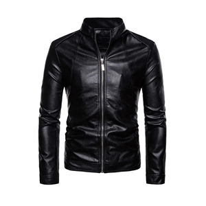 Men's <b>Genuine</b> <b>Leather</b> <b>Jackets</b> Zipper Fashion Black Dyed Out Wear Stand Collar Men's <b>Leather</b> <b>Jackets</b> Customized <b>jacket</b> for men - Product Image 1