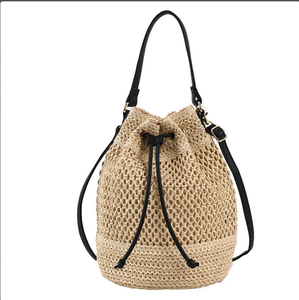 Sac à Bandoulière en Paille Raphia Grande Capacité Crochet Macramé Sacs de Plage Directement du Fournisseur Indien - Product Image 1