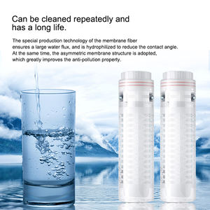 Cartouche de membrane d'ultrafiltration de charbon actif PVDF pour le camp de traitement de purificateur à grand débit élément filtrant UF - Product Image 3