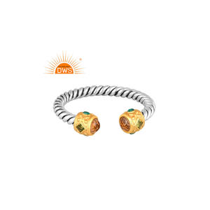 Brazalete de piedras preciosas naturales de plata de ley superventas, joyería personalizada para mujer, regalo para ella - Product Image 1