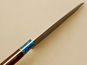 Profesional personalizado hecho a mano de acero inoxidable 440c cuchillo de Chef resina epoxi y mango de madera cuchillo de cocina con Funda de cuero puro - Product Image 4