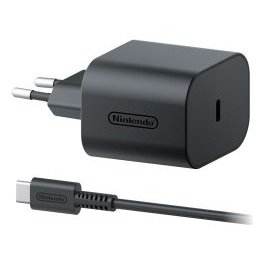 Cargador Negro de 2 Puertos USB C para Nintendo Switch 100-150V, Accesorios para Videojuegos 10015096 - Product Image 1