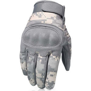 Gants de sécurité pour le football américain, résistants, en cuir, avec paume rembourrée, protection contre les chocs, protection des articulations, protection UV, respirants - Product Image 6