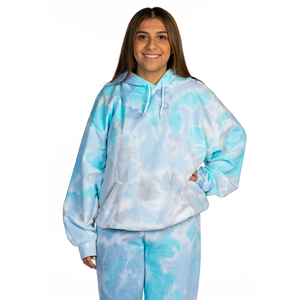 High Quality Loose Pullover <b>Hoodie</b> for Women Custom Logo Casual <b>Tye</b> <b>Dye</b> Oversized Sweatshirts Plus Size with Drawstring - Product Image 1