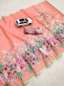 Sarees pour femmes de qualité supérieure de FULPARI nouveau Shari indien au design fantaisie pour les vêtements de fête et de mariage vêtements indiens et pakistanais - Product Image 3