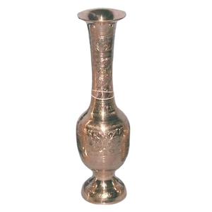 Florero de latón de alta calidad con grabado dorado acabado para decoración del hogar Decoración de mesa florero - Product Image 6