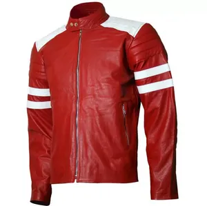 Las más nuevas chaquetas de cuero de otoño e invierno, chaqueta de cuero de motorista cálida gruesa, chaqueta de cuero recortada con ajuste elegante - Product Image 1