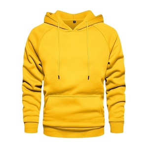 Sweat à capuche en molleton 100% coton uni pour homme, respirant et à séchage rapide, anti-froissement, hiver 300g, personnalisable, vente chaude - Product Image 4