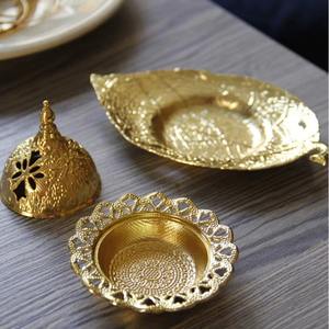 Islamic Home Decor Gift Sets Metal Incense <b>Bakhoor</b> <b>burner</b> Arabian Design Incense <b>burner</b> and Holder for Ramadan - Product Image 4